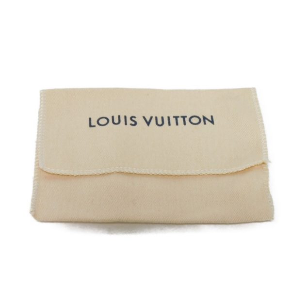 01018h 11 Louis Vuitton Pochette Clef Coin Case Leather Navy