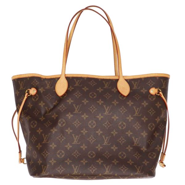 01149 1 Louis Vitton Neverfull Mm Monogram Shoulder Bag Brown