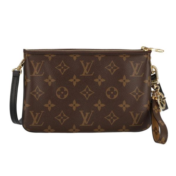 01156 1 Louis Vuitton Pochette Double Zip Monogram Giant Reverse