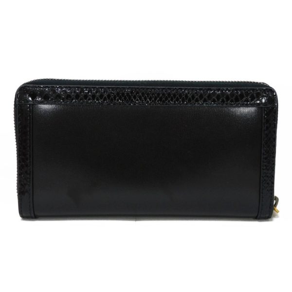 01159h 3 Gucci Offdia Zip Around Wallet Leather Black