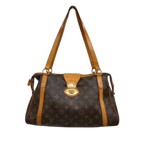 0118 2 2 Louis Vuitton Stresa PM Handbag Shoulder Brown