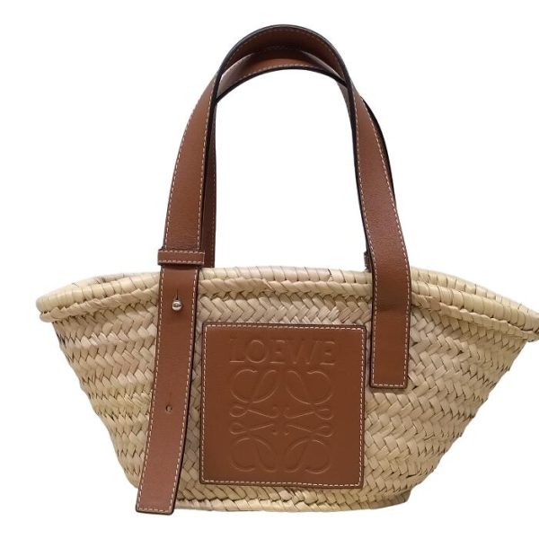 0122 1 2 Loewe Small Natural Basket Bag Natural