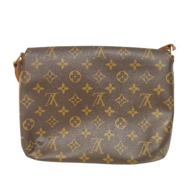 0126 1 2 Louis Vuitton Musette Tango Shoulder Bag Brown