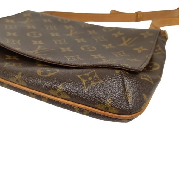 0126 1 3 Louis Vuitton Musette Tango Shoulder Bag Brown