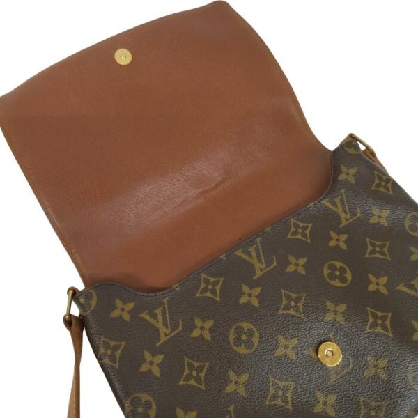 0126 1 5 Louis Vuitton Musette Tango Shoulder Bag Brown