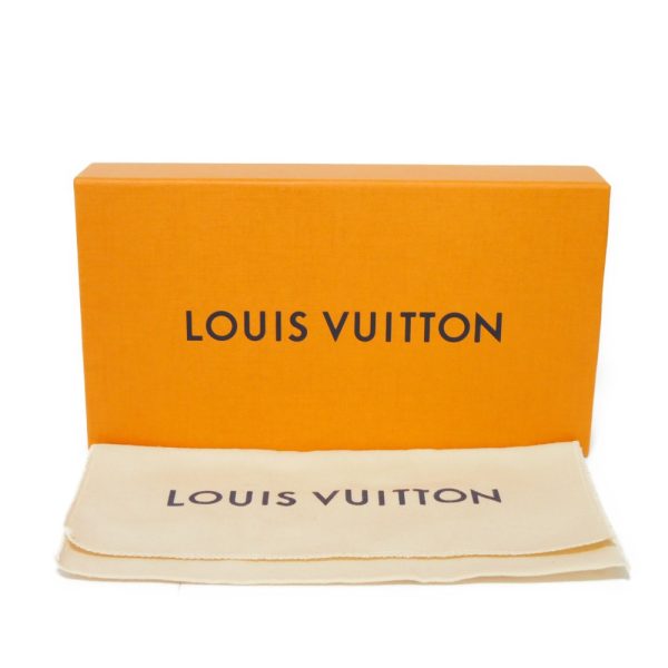 01300h 15 Louis Vuitton Zippy Wallet Vertical Long Wallet Leather Gray