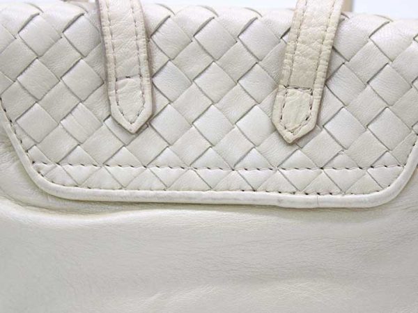 0203 Bottega Veneta Mini Backpack Leathe Cream