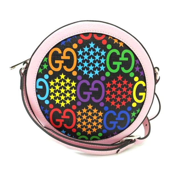 02049 1 Gucci Psychedelic Shoulder Bag Black