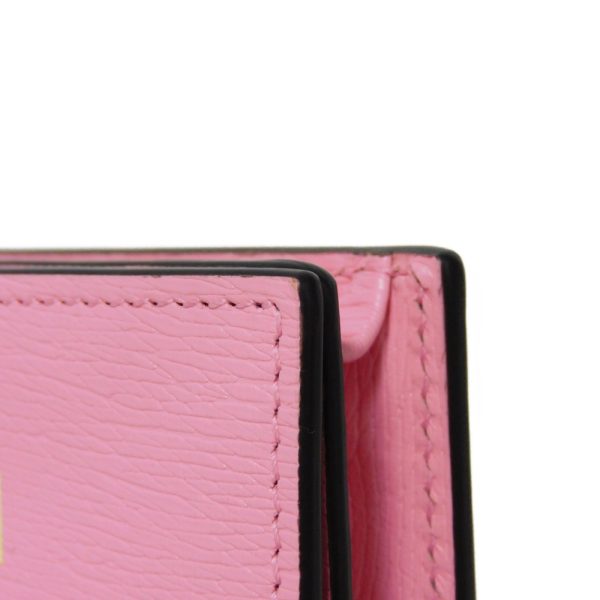 02060h 15 Gucci Bananya Compact Wallet Leather Pink