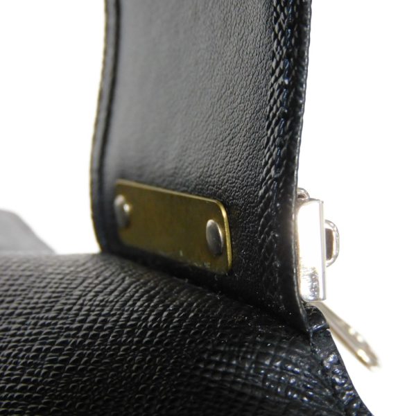 02063h 12 Louis Vuitton Multicle Key Case Leather Black