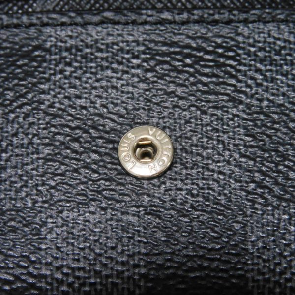 02063h 14 Louis Vuitton Multicle Key Case Leather Black