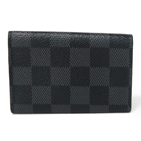 02063h 3 Louis Vuitton Multicle Key Case Leather Black