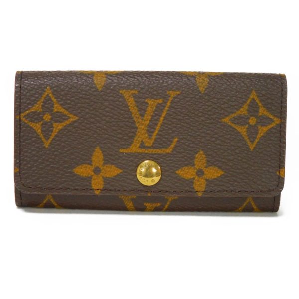 02111h 1 Louis Vuitton Multicle Key Case Leather Brown