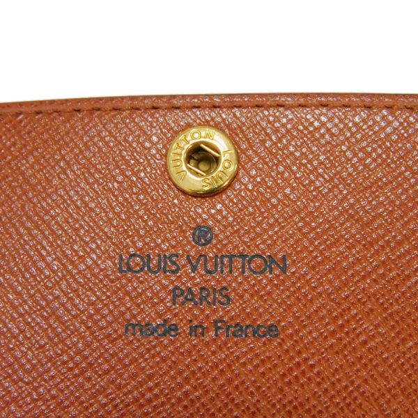 02111h 7 Louis Vuitton Multicle Key Case Leather Brown