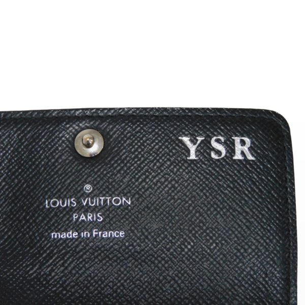 02135h 9 Louis Vuitton Multicle Key Case Leather Black