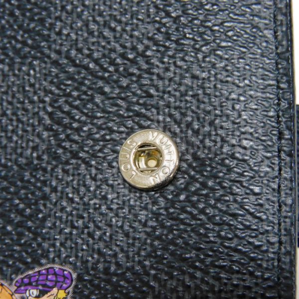 02194h 10 Louis Vuitton Agenda Pm Notebook Cover Leather Black