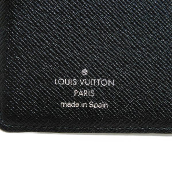 02194h 6 Louis Vuitton Agenda Pm Notebook Cover Leather Black