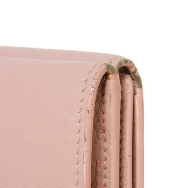 02195h 16 Saint Laurent Paris Tiny Wallet Leather Pink