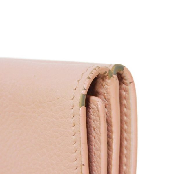 02195h 18 Saint Laurent Paris Tiny Wallet Leather Pink