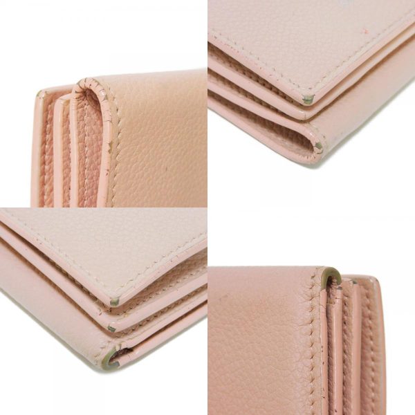 02195h 19 combine Saint Laurent Paris Tiny Wallet Leather Pink