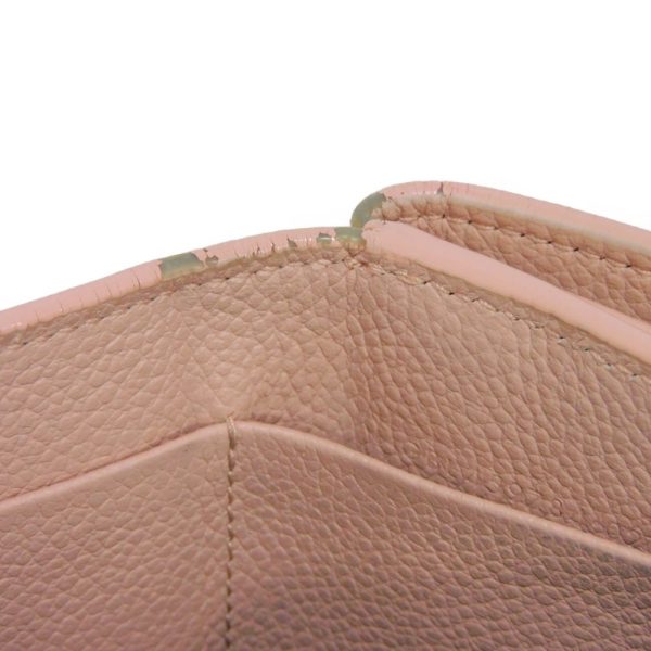 02195h 8 Saint Laurent Paris Tiny Wallet Leather Pink