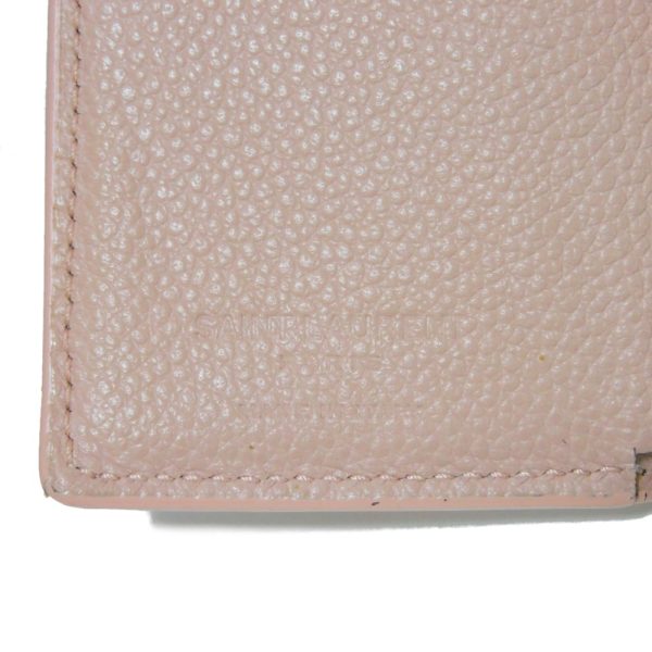 02195h 9 Saint Laurent Paris Tiny Wallet Leather Pink