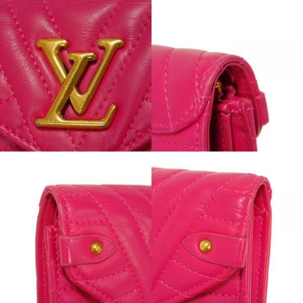 02220h 21 combine Louis Vuitton New Wave Compact Wallet Leather Pink