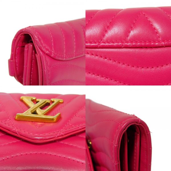 02220h 25 combine Louis Vuitton New Wave Compact Wallet Leather Pink