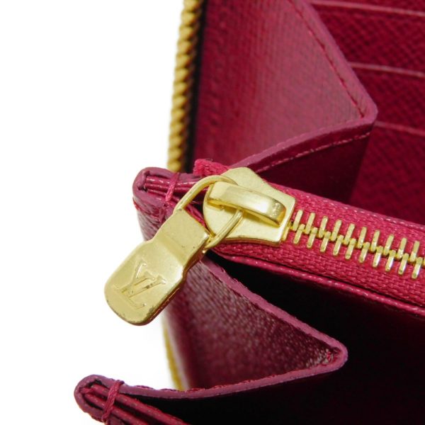 02287h 7 Louis Vuitton Zippy Wallet Leather Fuchsia