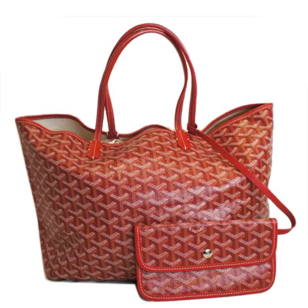 02300 1 Goyard Saint Louis Pm Handbag Red