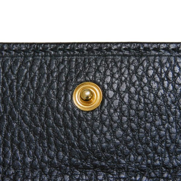 02322h 11 Gucci Gg Marmont Key Case Leather Black