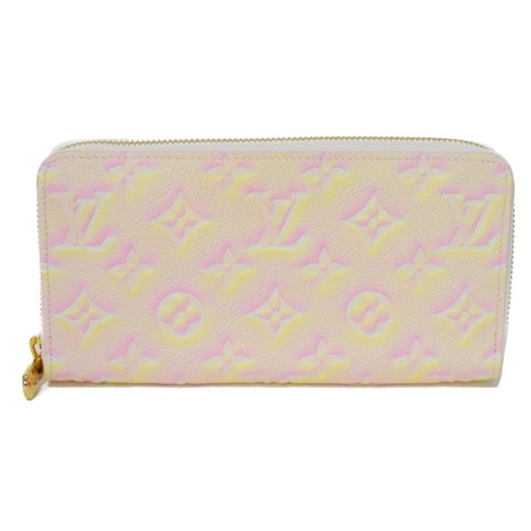 02506h 1 Louis Vuitton Zippy Wallet Leather Pink