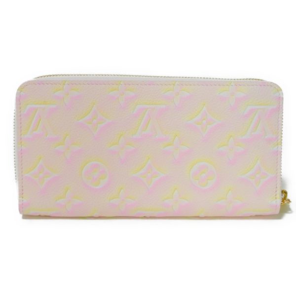 02506h 3 Louis Vuitton Zippy Wallet Leather Pink