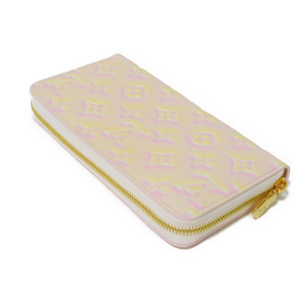 02506h 4 Louis Vuitton Zippy Wallet Leather Pink