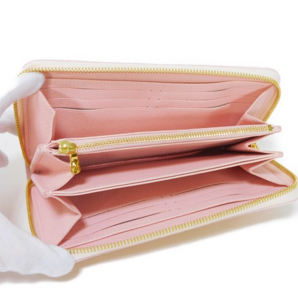 02506h 5 Louis Vuitton Zippy Wallet Leather Pink