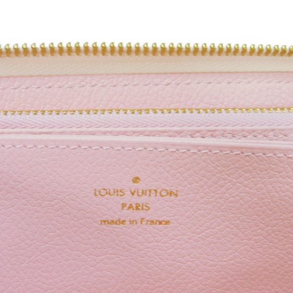 02506h 6 Louis Vuitton Zippy Wallet Leather Pink