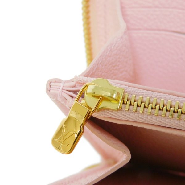 02506h 7 Louis Vuitton Zippy Wallet Leather Pink