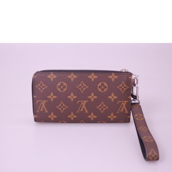 02518 2 Louis Vuitton Zippy Dragonne Monogram Bag Brown