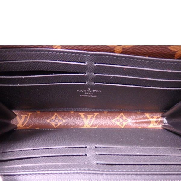 02518 4 Louis Vuitton Zippy Dragonne Monogram Bag Brown