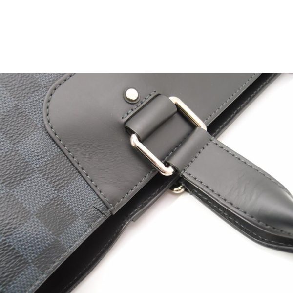 02953 7 Louis Vuitton Cabas Voyage Damier Cobalt Bag Blue