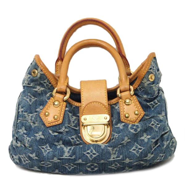 03015 1 Louis Vuitton Mini Pretty Monogram Denim Bag Blue