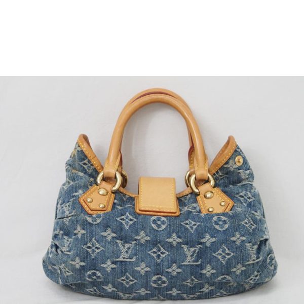 03015 2 Louis Vuitton Mini Pretty Monogram Denim Bag Blue