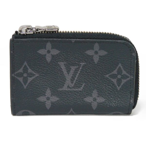 03028h 1 Louis Vuitton Portomone Jules Coin Case Leather Black