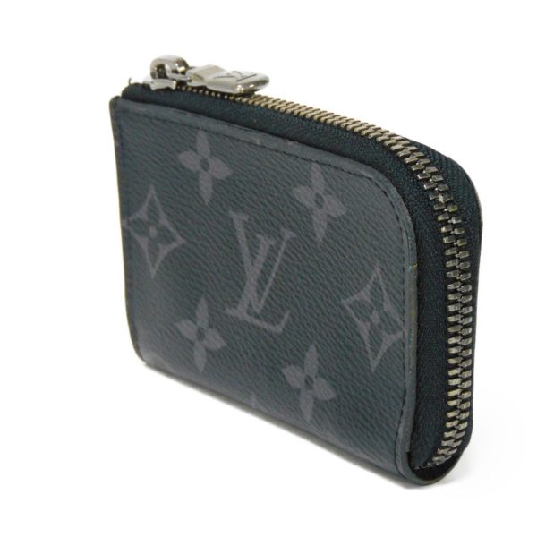 03028h 2 Louis Vuitton Portomone Jules Coin Case Leather Black