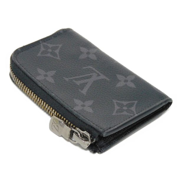 03028h 4 Louis Vuitton Portomone Jules Coin Case Leather Black