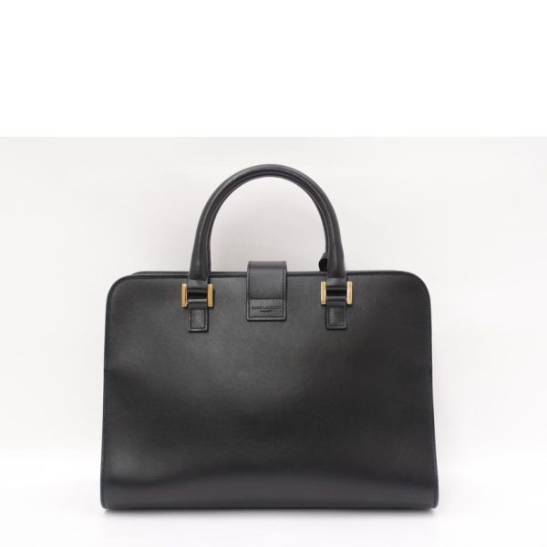 03035 2 Saint Laurent Small Cabas Handbag Black