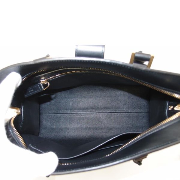 03035 5 Saint Laurent Small Cabas Handbag Black