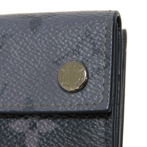 03053h 11 Louis Vuitton Discovery Compact Wallet Leather Black