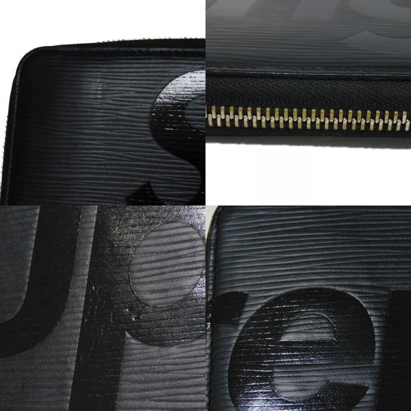 03064h 23 combine Louis Vuitton Zippy Organizer Long Wallet Leather Black