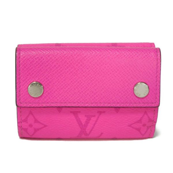 03096h 1 Louis Vuitton Discovery Compact Wallet Leather Pink